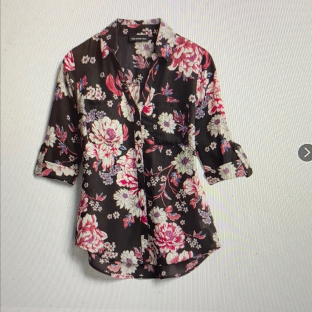 Fortune + Ivy Christelle Button Down Blouse